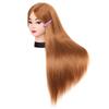 Echthaar-Schaufensterkopf zum Üben von Dauerwellen, Locken, Glätten, Schneiden, Hochsteckfrisuren und Flechten.