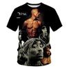 Nieuw T-shirt Harajuku Heren T-shirt Mode 2pac Grafisch Hip Hop Herenkleding Zomer Casual Mode Ronde Hals Korte Mouw Tops