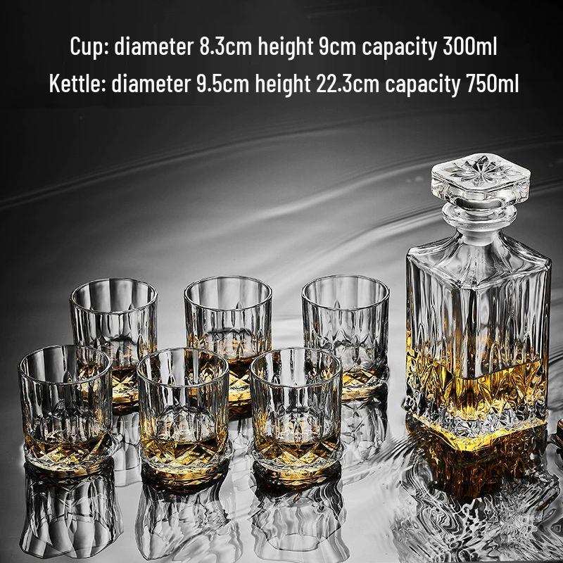 European Luxury Whiskey Decanter Set