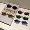 JYL TS Sunglasses UV Protection Small Ellipse Metal/3608