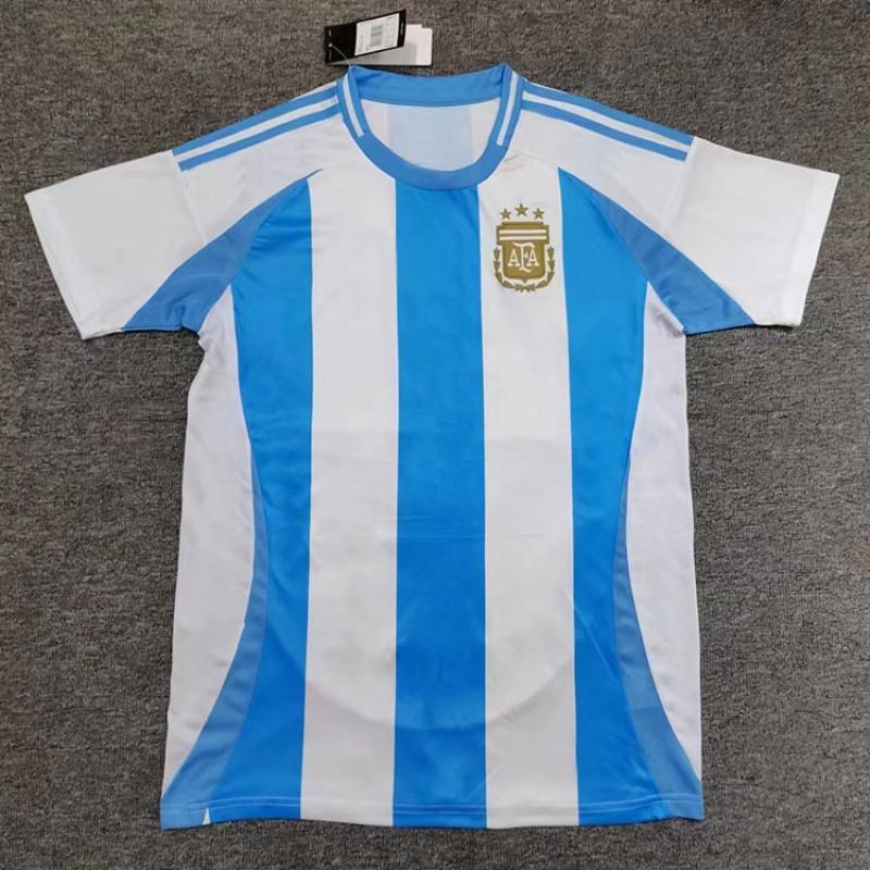 Fan Version 2425 America s Cup Argentina Jersey Football Uniform No. 10 Messi 7 DePaul XL