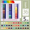 Gouache Paint Set Watercolor Tubes (0.17 Oz, 5 Ml) Rich Pigments Non Fading Washable Paints for Artist Hobby Painters