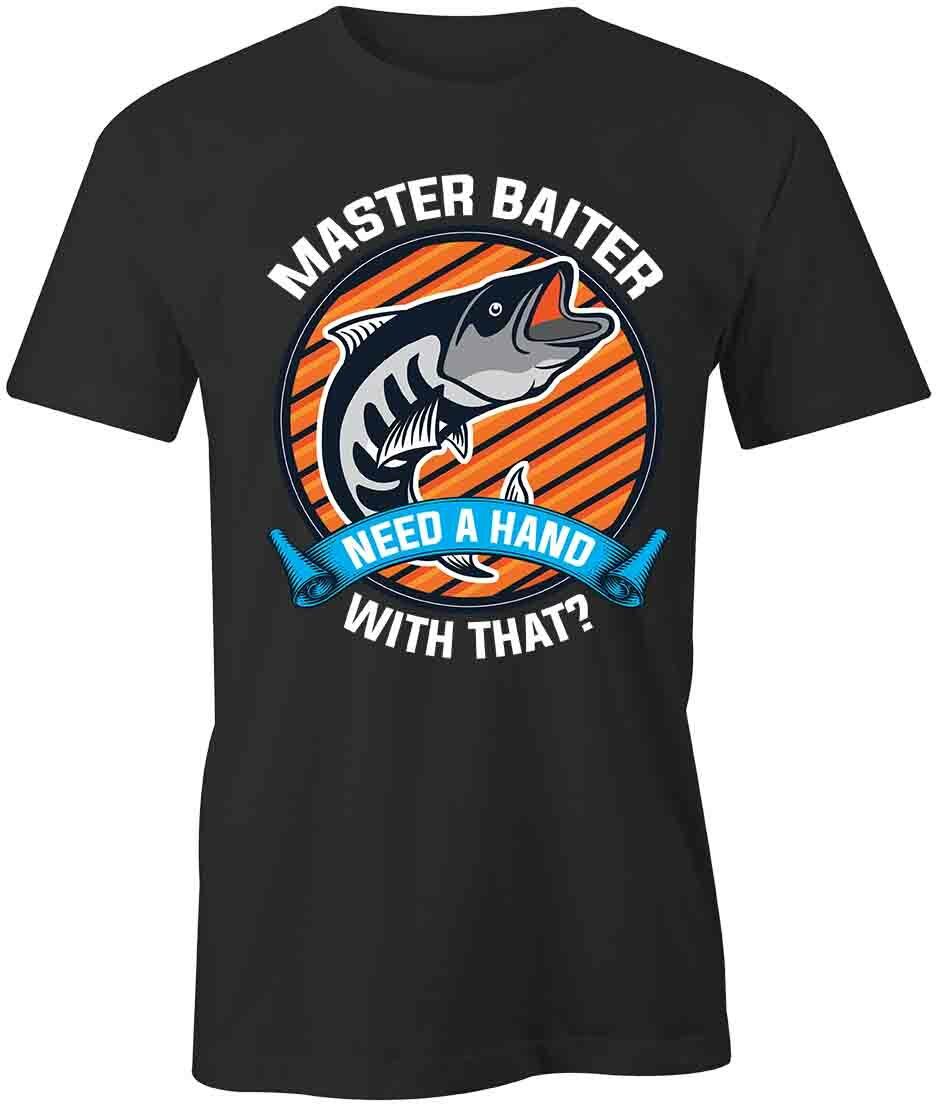MASTER BAITER TShirt Tee Short-Sleeved Cotton CLOTHING FISHING S1BCA85 S