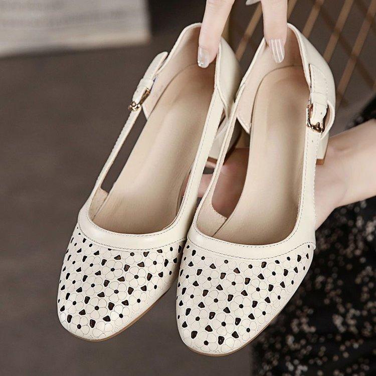 

Сандалии с полым носком, женские летние, новая модная женская обувь, тренд, обувь с мягкой подошвой и отверстиями 40