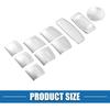 Car Master Window Switch Button Cover Trim Decal Sticker for Honda Accord 2018-2022 Silver Tone (Set of 10)