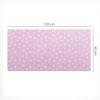 Non-slip Desk Mat with Floral Pattern Pastel Pattern 120X60 Cm