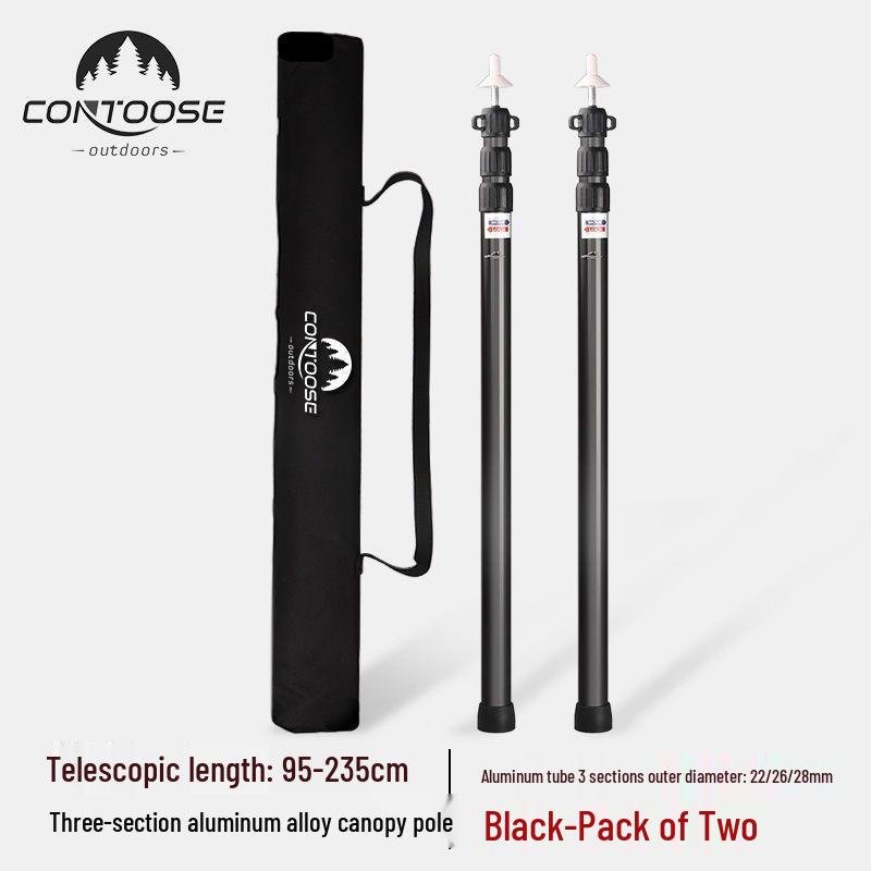 Teleskopická hliníková tyč pro markýzu/stan 2,4M – Lehká, odolná a rozšiřitelná