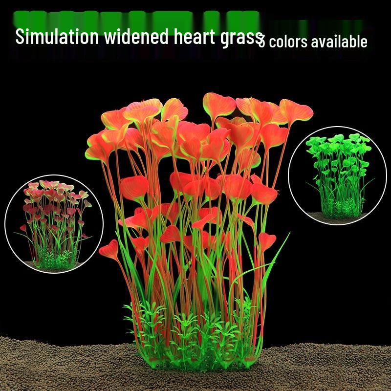 Artificial Aquatic Plants for Fish Tank Landscaping - Decorative Plastic Ornaments