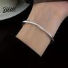 Adjustable Bracelet Lady Opening Simple Style Smooth Polished Copper Charm