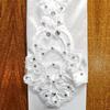 Bridal Wedding Evening Gown Satin Gloves with Rhinestone Flowers for Photo Shoots