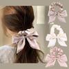 New Ribbon Hair Tie High-Quality Satin Versatile Scrunchie Knot Cute Bunny Ears Braid