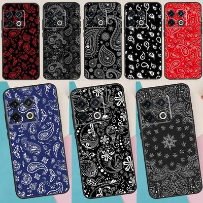Paisley Bandana Cover For OnePlus 13 13R 12 12R 11 10 Pro 8T 10T OnePlus Nord 4 CE 2 3 Lite N10 N20 N30 Case