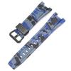 Correa de Resina para Casio G-Shock GST-W300 GST-S300 GST-S210B GST-S110 GST-W110 Hombres Reemplazo Pulsera Brazalete de Goma Camuflada para Reloj