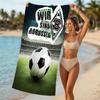 Beach Towel with Borussia Monchengladbach logo Pattern - soft,absorbent,machine washable Lightweight&Modern,swimming,Travel Essentials
