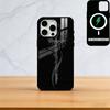 Cyber Sigil Cross Phone Case For iPhone17,16,15,14,13,12,11 Plus,Pro Magnetic For Magsafe Wireless Charging