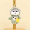 Cute Cat Plush Toy Keychain Fluffy Bunny Transformable Small Kitty Bag Accessory
