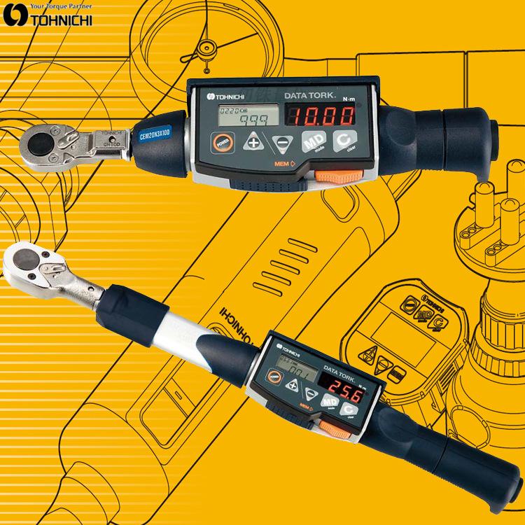 Tohnichi Digital Torque Wrench CEM200N/CEM360N CEM10N3X8D-G