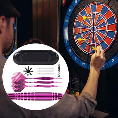 סט חצים עם ראש רך, פלייט PET, מוטות אלומיניום, גוף פליז, ראש פלסטיק עם קופסת אחסון למקצוענים ומתחילים