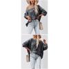 Women S Loose Fit Long Sleeve Knit Sweater Crew Neck Casual Pullover