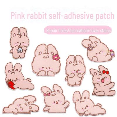 Self-Adhesive Cartoon Rabbit Patch for Down Jackets