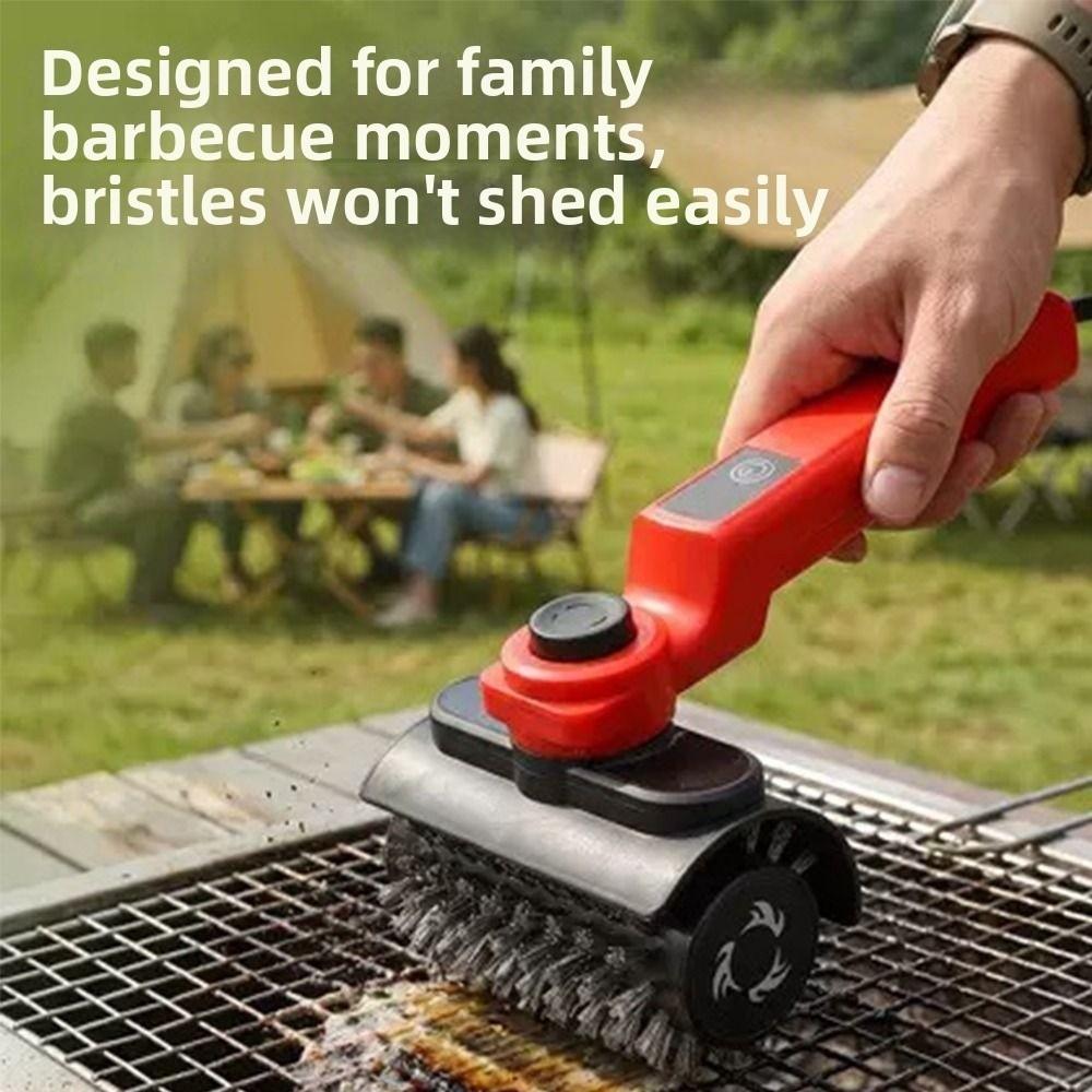 High Speed Wireless Electric Barbecue Brush Portable BBQ Barbecue Brush  BBQ Grates