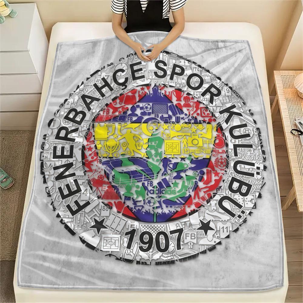 Fenerbahce2 Flannel Blanket, High quality Comfortable for All Seasons, Home Decor, Warmth and Comfort