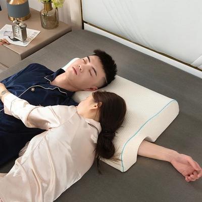 New Orthopedic Side Sleep Pillow Memory Sponge Breathable Couple Pillows Couple Pressure-free Hands Sleeping Double Pillows