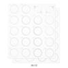 Midori Farbe mit Floral 33260006 Papier, Halbtransparent, Zweifach gefaltet, Aufkleber, Muster, Gelb,