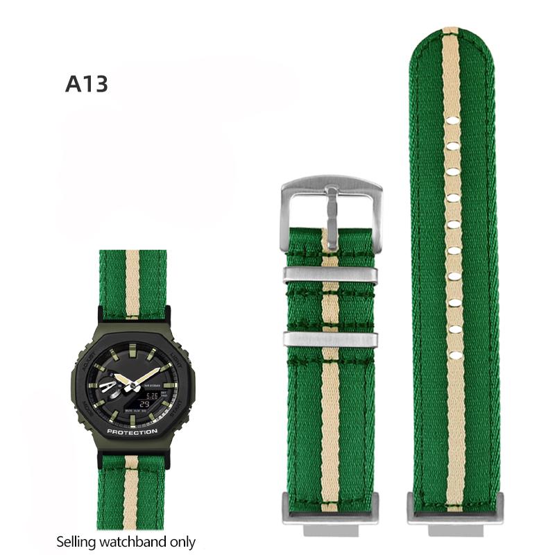 Nylonowy Pasek do Zegarka Canvas Dla GSHOCK Casio DW5600 DW-5600 GA110 GA100 GA120 GM2100 GA2100 GA2110 Zmodyfikowany Pasek Sportowy Pasek