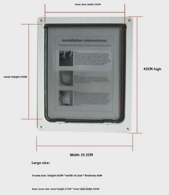 Pet Door for Medium & Large Dogs and Cats