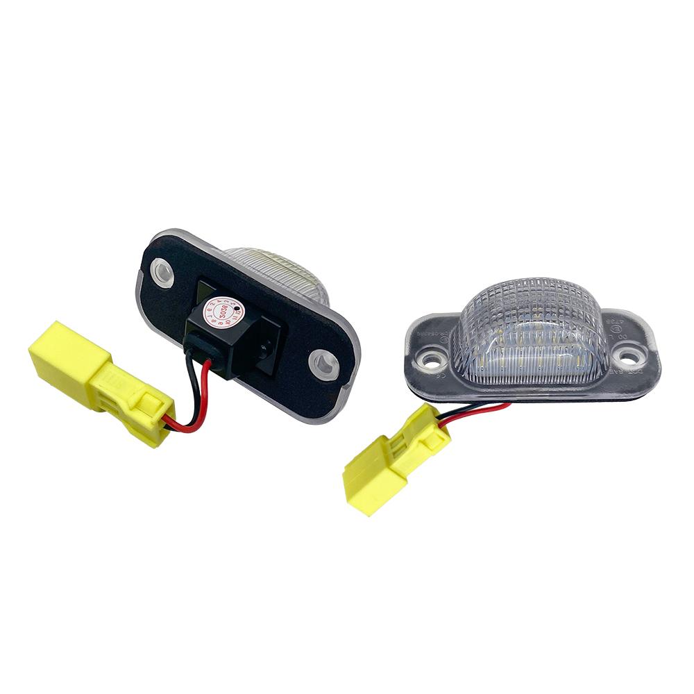 LED Lights For VW Golf II 2 Mk2 Jetta II 2 Mk2 License Number Plate Lamp For Seat Toledo I 1 Mk1