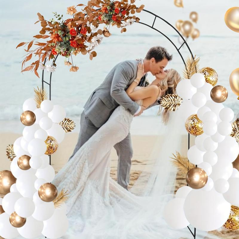 Climbing Plant Support Garden Arch Rose Flower Stand Outdoor Courtyard Wedding Decoration Balloon Arch Stand Climbing Vine Flowe