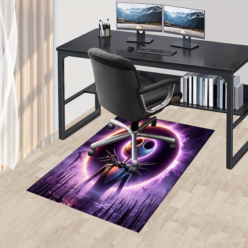 Office Rug Jack Skellington, Nightmare Before Christmas theme 3D Printed Anti-Slip Rug-Machine Washable for Living Room