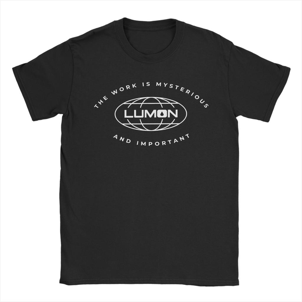 All Seasons Lumon Macrodata Refinement T Shirt for Men Women  Pure Cotton Tee Shirt Short Sleeve Tops