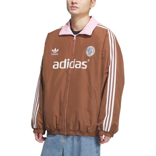 adidas Originals ADCREV FW24 PAD TT מעיל פאפר לגברים חום כהה JL8353