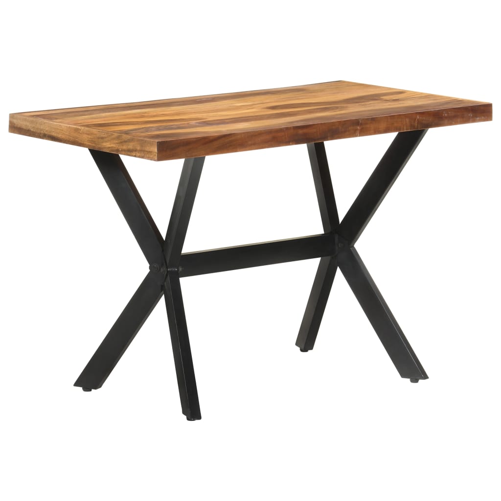 Dining Table 120x60x75 cm Solid Wood Honey Colored