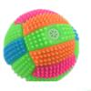 6cm Pet Dog Rubber Volleyball Ball Flashing Interactive Elasticity Ball Chew Toys Iq Training Toys