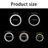 Pack of 5 Multiple Size Reducing Rings Professional Design for Cutter Blade High Quality Stainless Steel Tool Accessory