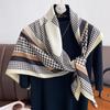 1116 New Korean Version Spring and Autumn Summer Scarf Scarf Scarf Multi-functional Outer Shawl Sunscreen Silk Scarf Femininity Neck Protection