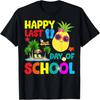 Happy Last Day Of School Teacher Student Summer Pineapple T-Shirt