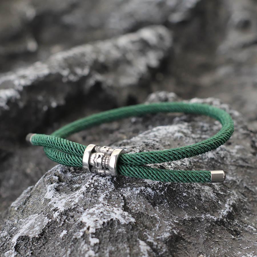 Simple Fashion Stainless Steel Adjustable Hand Rope Silver Color Jewelry Men and Women Hand Jewelry Gift Party Jewelry