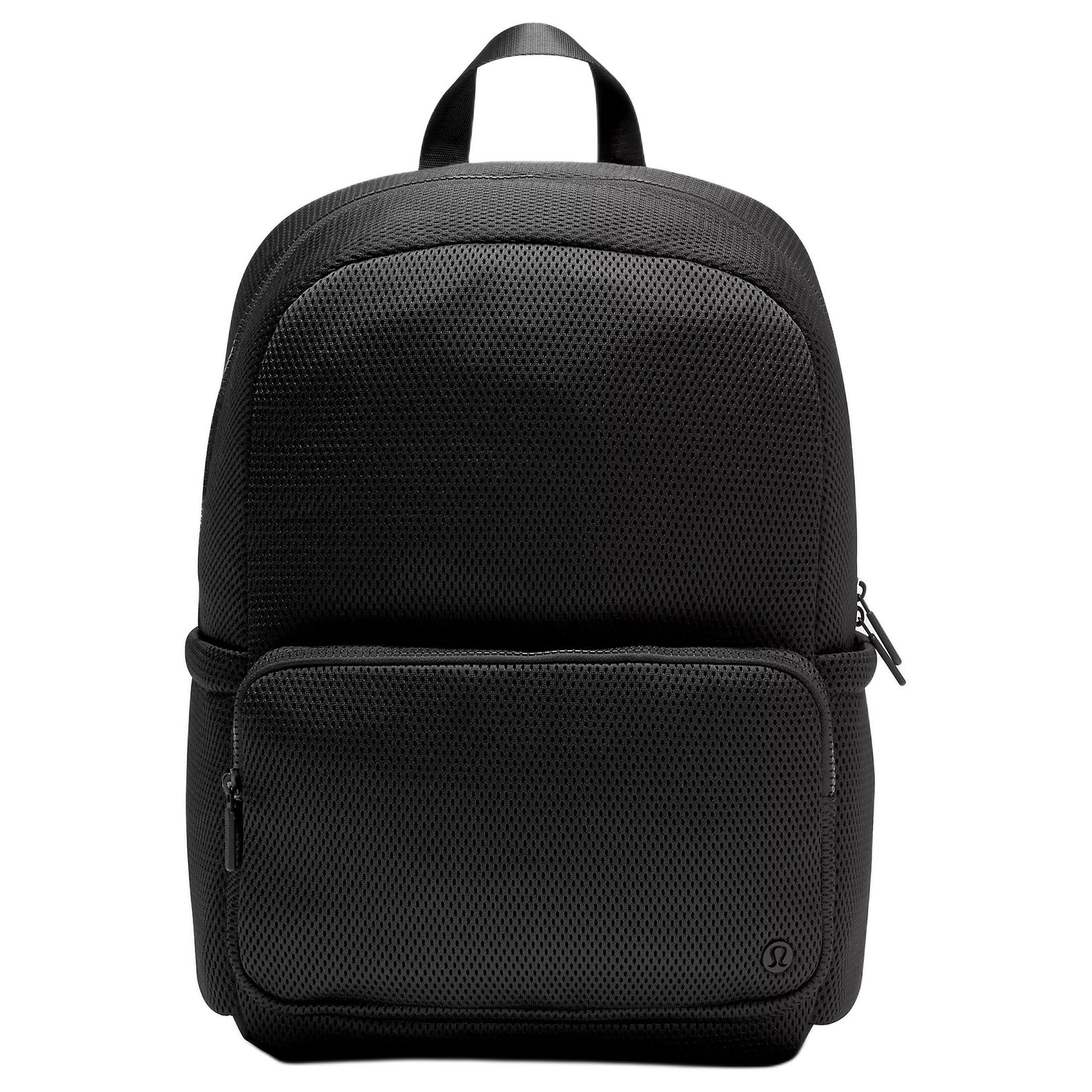 Lululemon Everywhere 22L Logo Recycled Polyester Backpack Unisex Backpack Black LU9CK0S-0001 Black/BLK