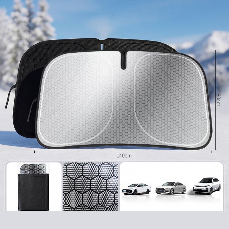 Foldable Gradient Car Windshield Sunshade,UV Protection Heat Insulation Sun Shade,Front Window Cover for Cars,SUVs,Trucks