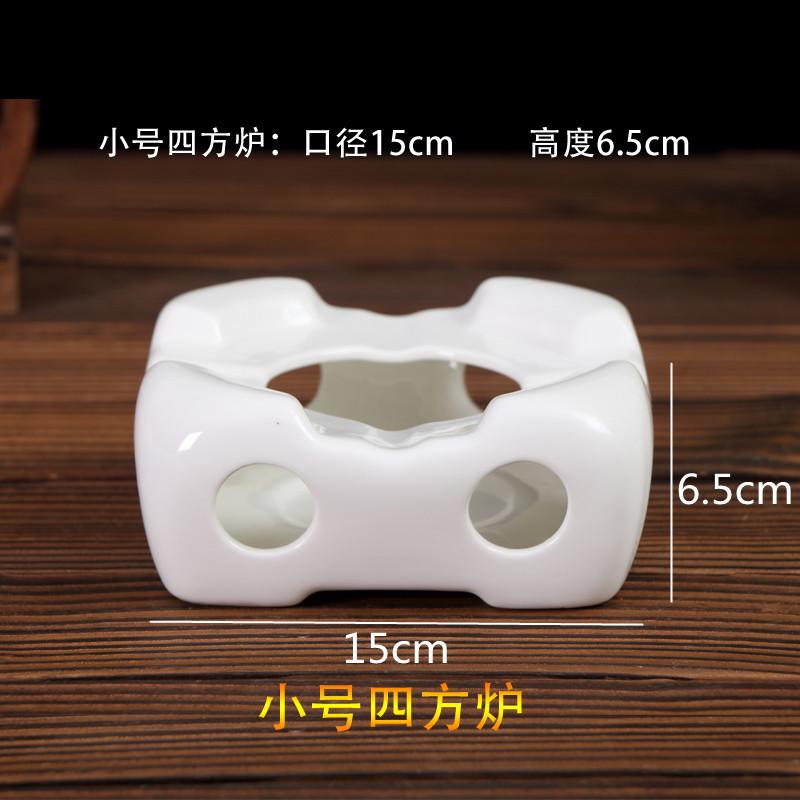 Baza czajnika z czystej białej ceramiki, kuchenka do herbaty, podgrzewacz na alkohol, kuchenka na świece, podstawa grzewcza, piec do podtrzymywania ciepła, podkładki pod czajnik, podgrzewacz do herbaty