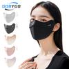 Gobygo 1Pcs Upf50+ Summer Sunscreen Mask Light Breathable Shade Eye Protection Uv Protection Ice Silk Masks Men Women Unisex