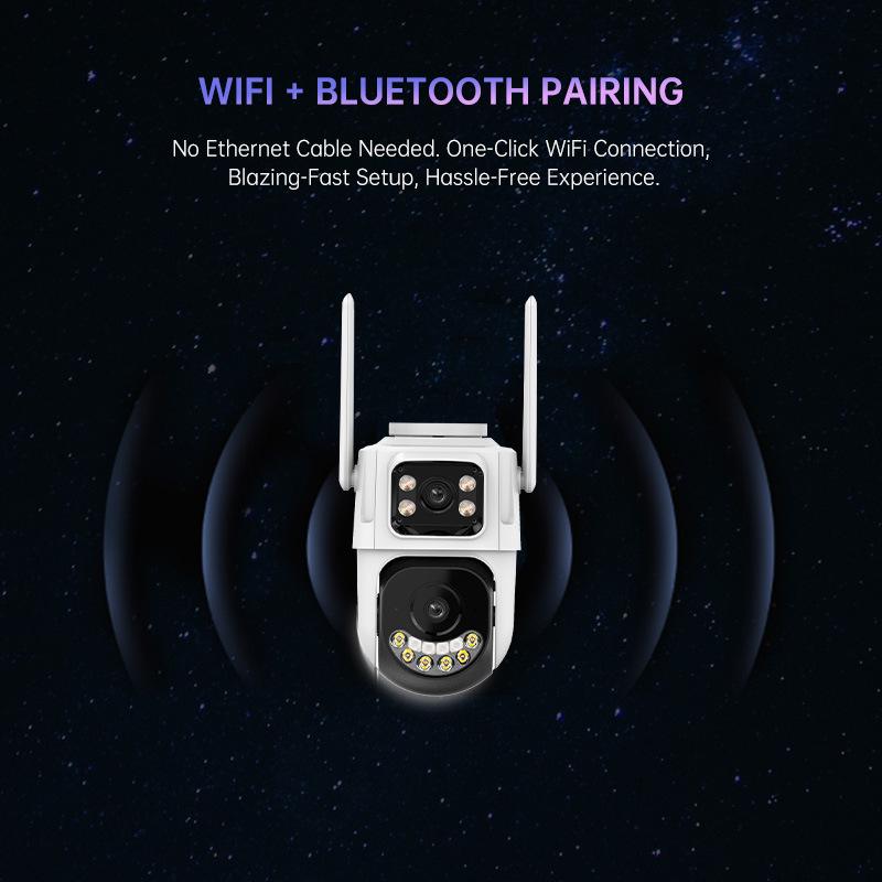 Super Look 5G Dual-Band WiFi Camera with HD Full Color Night Vision & Mobile Remote Outdoor Monitoring