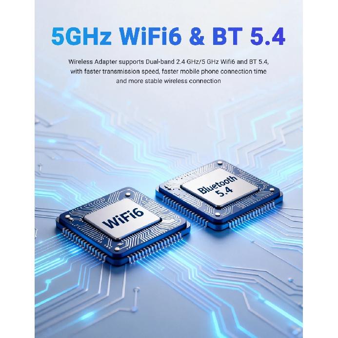 2026 New 2in1 Wired to Wireless CarPlay Adapter, Android Auto Dongle, High-Quality Car Accessory Smart Box 5GHz WiFi Type-C/USB