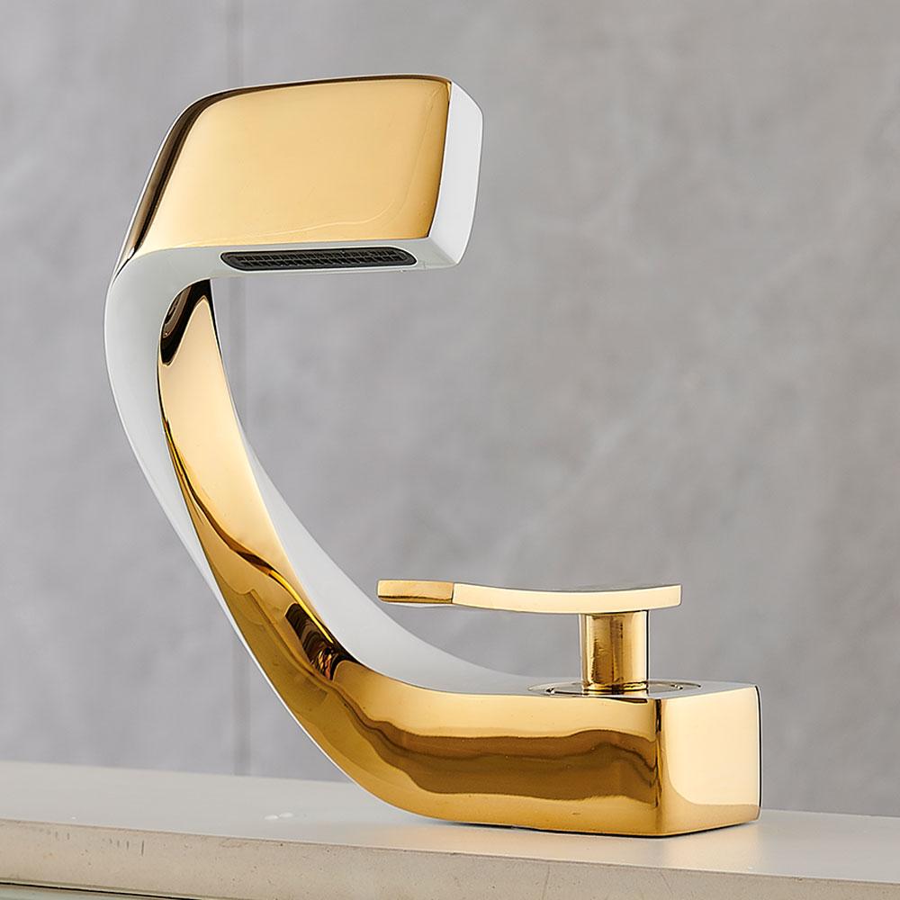 Koupelnová umyvadlová baterie na desku černá umyvadlová baterie s jedním otvorem vodovodní baterie horká a studená koupelnová směšovací baterie