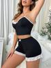 European and American Sexy Lingerie Set, Seduction Mood Homewear Set, Two-piece Set
