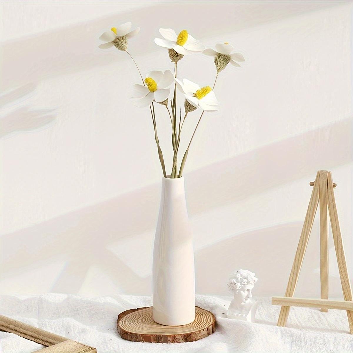 

1шт-керамические вазы и маленькие вазы из пампасной травы, декоративные вазы для дома, современные декоративные вазы для украшения столов белый